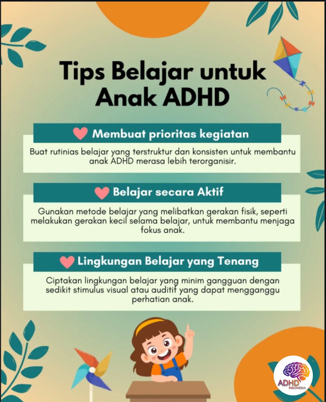 Strategi Belajar yang Cocok untuk Anak ADHD di Kabupaten Nagekeo